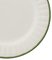 White & Green Wicker Plates from Este Ceramiche, Set of 6, Image 2