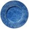 Blaue Teller aus Korbgeflecht von Este Ceramiche, 6er Set 1