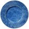Blue Wicker Plates from Este Ceramiche, Set of 6 1