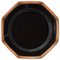 Black Plates with Bamboo from Este Ceramiche, Set of 6 1