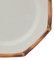 White Plates with Bamboo from Este Ceramiche, Set of 6 2