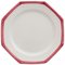 Pink Bamboo Plates from Este Ceramiche, Set of 6 1