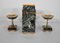 Art Deco Marble and Bronze Chimney Trim, 1920s, Set of 3 13