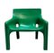 Green Vicario Lounge Chair by Vico Magiustreti for Artemide, Italy, 1970s, Image 2