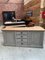 Vintage Patinated Gray Shop Counter, Image 7