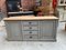 Vintage Patinated Gray Shop Counter, Image 3