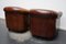 Vintage Dutch Cognac Leather Club Chairs, Set of 2 15