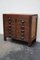 French Pine Rustic Apothecary Workshop Cabinet, 1950s, Image 2