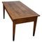 19th Century French Cherry Farmhouse Dining Table, Image 1