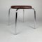 Vintage Chrome Stool, 1980s 3