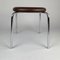 Tabouret Vintage en Chrome, 1980s 4