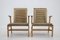 Fauteuils en Hêtre et Rotin par Uluv, Tchécoslovaquie, 1960s, Set de 2 2