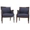 Armchairs from Frits Henningsen, Denmark, 1940s, Set of 2 1