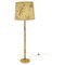 Mid-Century Alabaster and Brass Floor Lamp, Czechoslovakia, 1950s, Image 1