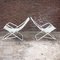 Italian Folding Deck Chairs from Grand Soleil, 1980s, Set of 2 1