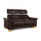 Paradise Dark Brown Leather Two Seater Sofa from Stressless 3