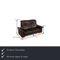 Paradise Dark Brown Leather Two Seater Sofa from Stressless 2