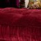 Sofá esquinero Ohlinda de terciopelo rojo de Bretz, Imagen 3