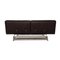 Purple Leather Smala Three Seater Sofa from Ligne Roset, Image 7