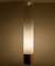 Weiße Murano Glas Wandlampe mit Messing Details von Nason für Mazzega, 1960er 8