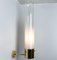 Weiße Murano Glas Wandlampe mit Messing Details von Nason für Mazzega, 1960er 5