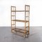 English Industrial Shoe Rack or Shelf on Wheels, 1950s 1