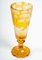 19th Century Bohemian Yellow Crystal Goblet 5