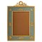 19th Century Gilt Bronze and Pale Green Fabric Photo Frame 1