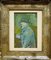 Mino Maccari, Portrait de Giorgio Morandi, Peinture à l'Huile, Milieu du 20ème Siècle 1