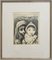 Mother and Son, Original Etching, Mid 20th-Century 2