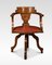 Oak Office Captain’s Revolving Desk Chair, Set of 2, Image 3