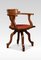 Oak Office Captain’s Revolving Desk Chair, Set of 2, Image 2