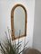 Italian French Riviera Bamboo & Rattan Arched Wall Mirror, 1960s, Image 2