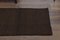 Vintage Turkish Black Kilim Runner Rug 4