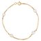 18 Karat Yellow Gold Cube Mesh Bracelet 1