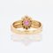 18 Karat Yellow Gold Flower Shape Ring 6