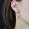 18 Karat French Rose Gold Dangle Earrings, 1930s 2