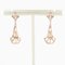 18 Karat French Rose Gold Dangle Earrings, 1930s 6