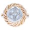 18 Karat French Rose Gold Retro Ring, 1960s, Image 1