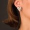 18 Karat White Gold Earrings 2