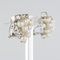 18 Karat White Gold Earrings, Image 6