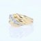 Bague Vague en Or Jaune 18 Carats 3