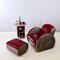 Art Deco Streamline Club Chair and Ottoman by Donald Deskey, Set of 2 2