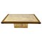 Etched Brass and Resin Coffee Table by Armand Jonckers, Image 1