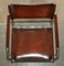 Braune Vintage B34 Esszimmerstühle aus Leder von Marcel Breuer für Fasem, 6 . Set 5