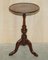 Table d'Appoint Trépied Sheraton Revival Antique en Acajou 10