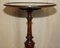 Antique Sheraton Revival Mahogany Tripod Side Table 4