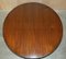 Handgefertigter Tilt Top Esstisch aus Holz & Messing, England 14