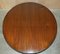 Handmade Tilt Top Dining Table in Wood & Brass, England, Image 14