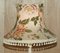 Lámpara de pie pintada con pantalla floral vintage, Imagen 2